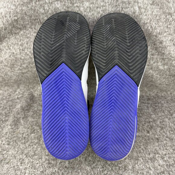 ✅Mens 11 Nike Air Max Impact 2 White Indigo Burst Volt Basketball Shoes Sneaker - Picture 3 of 13